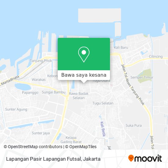 Peta Lapangan Pasir Lapangan Futsal