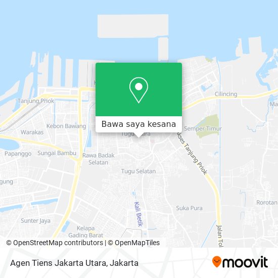 Peta Agen Tiens Jakarta Utara