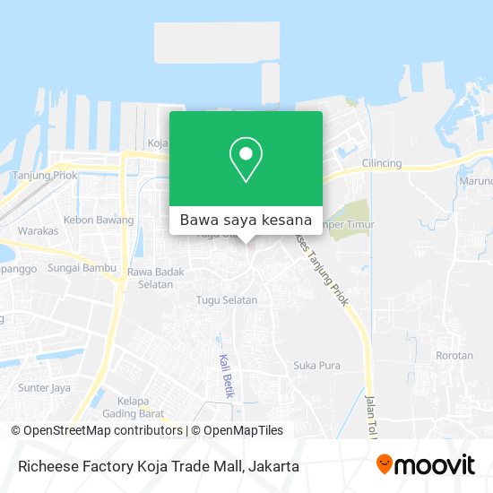 Peta Richeese Factory Koja Trade Mall