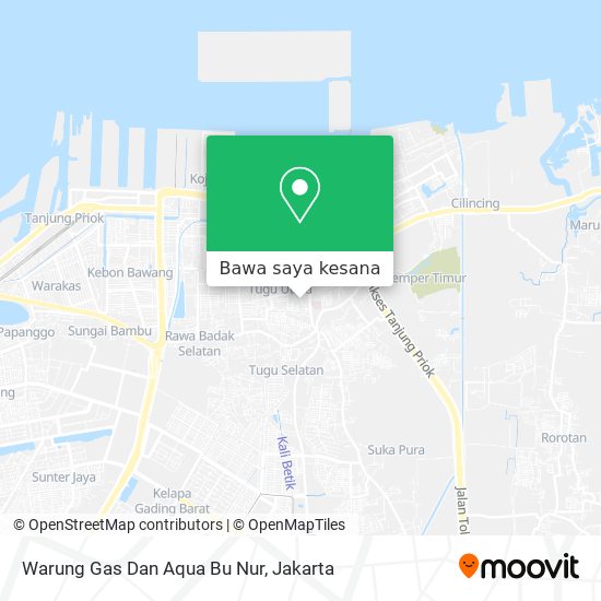 Peta Warung Gas Dan Aqua Bu Nur