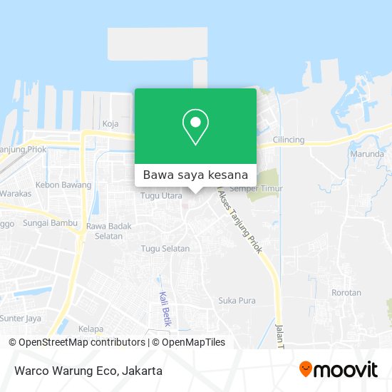 Peta Warco Warung Eco