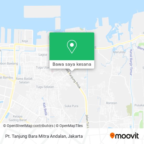 Peta Pt. Tanjung Bara Mitra Andalan
