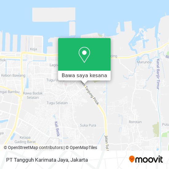 Peta PT Tangguh Karimata Jaya