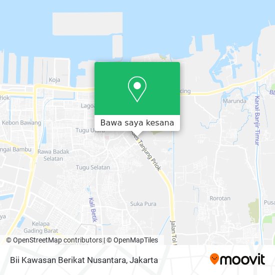 Peta Bii Kawasan Berikat Nusantara