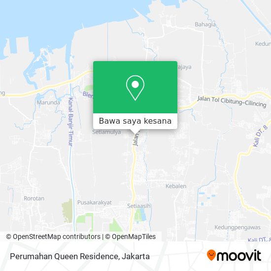 Peta Perumahan Queen Residence
