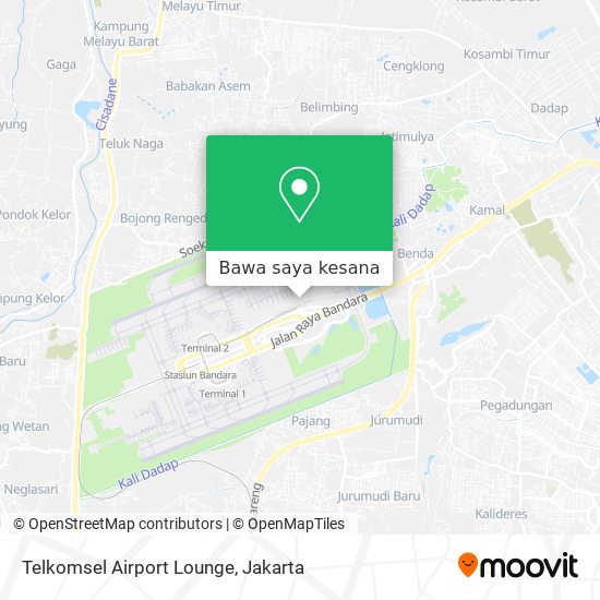 Peta Telkomsel Airport Lounge