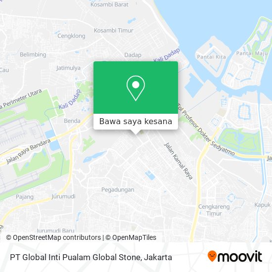 Peta PT Global Inti Pualam Global Stone