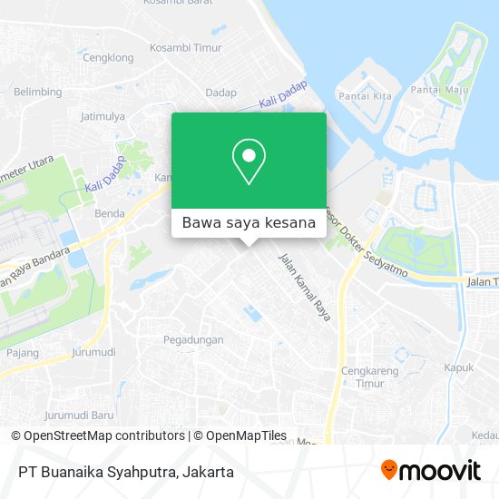 Peta PT Buanaika Syahputra