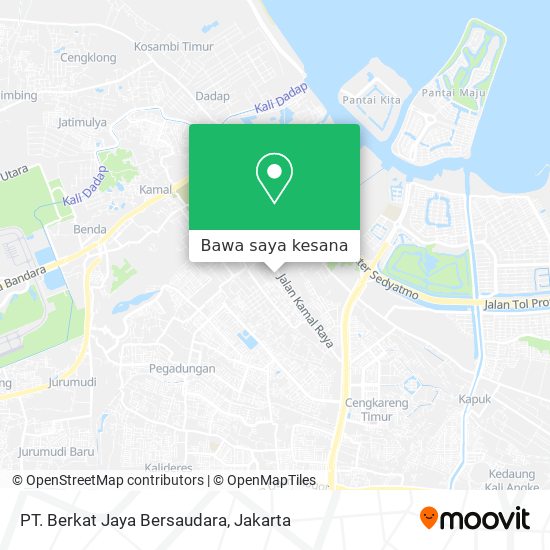 Peta PT. Berkat Jaya Bersaudara