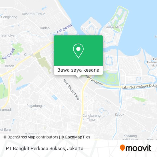 Peta PT Bangkit Perkasa Sukses