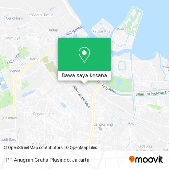 Peta PT Anugrah Graha Plasindo