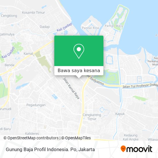 Peta Gunung Baja Profil Indonesia. Po