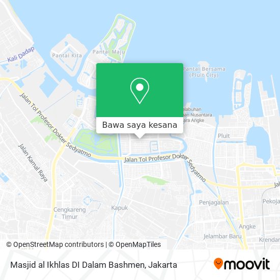 Peta Masjid al Ikhlas DI Dalam Bashmen