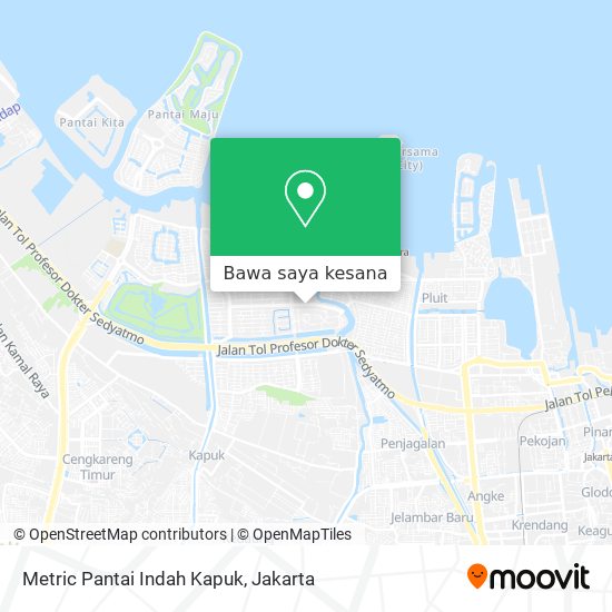 Peta Metric Pantai Indah Kapuk