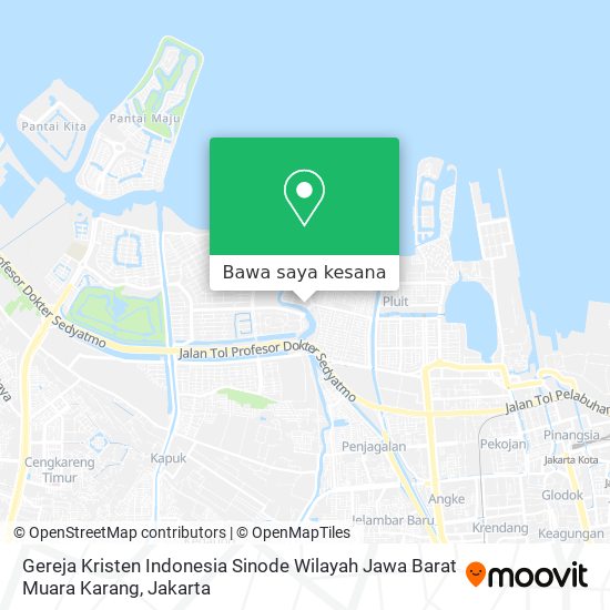 Peta Gereja Kristen Indonesia Sinode Wilayah Jawa Barat Muara Karang