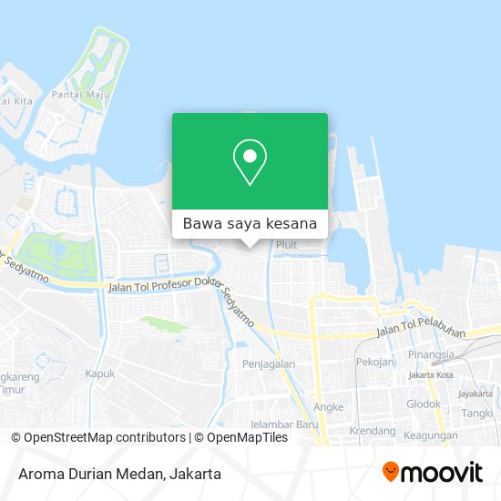 Peta Aroma Durian Medan