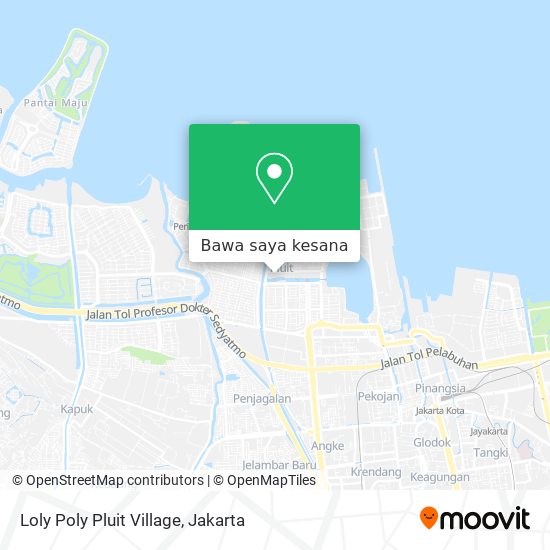 Peta Loly Poly Pluit Village