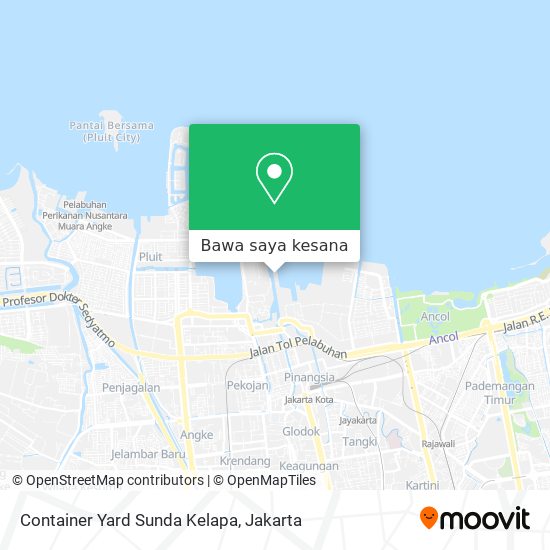 Peta Container Yard Sunda Kelapa