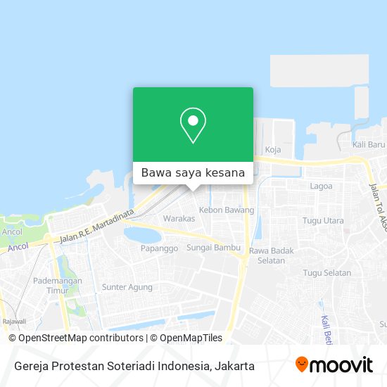 Peta Gereja Protestan Soteriadi Indonesia