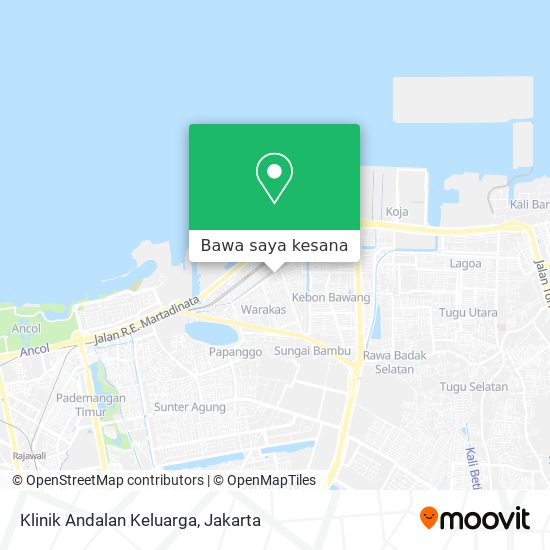 Peta Klinik Andalan Keluarga