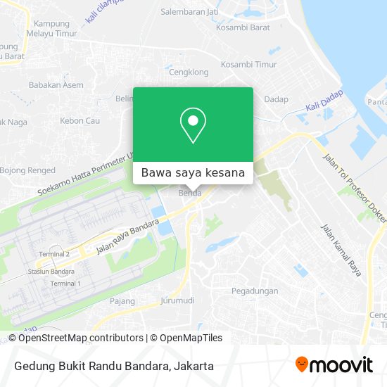 Peta Gedung Bukit Randu Bandara