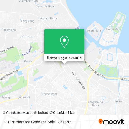 Peta PT Primantara Cendana Sakti