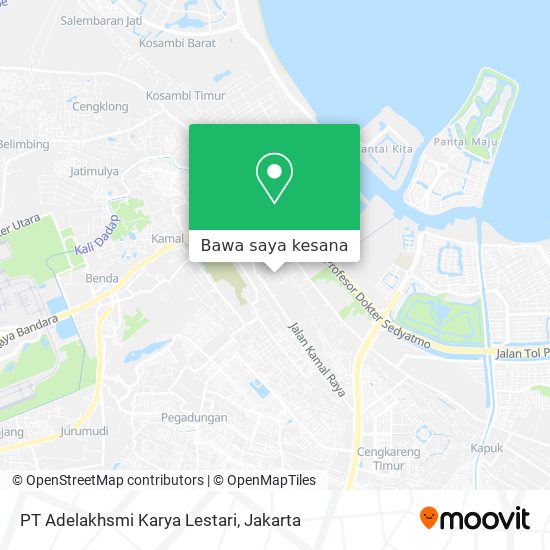 Peta PT Adelakhsmi Karya Lestari