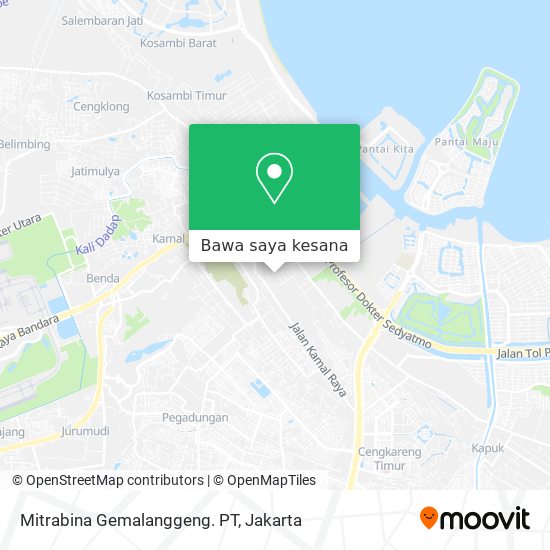 Peta Mitrabina Gemalanggeng. PT