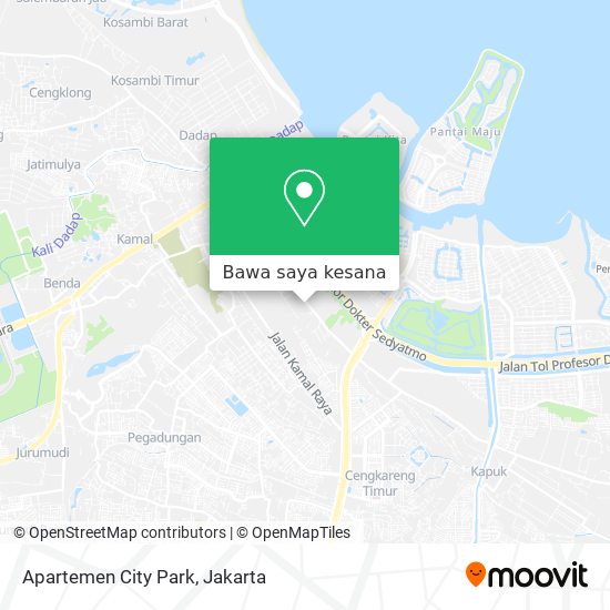 Peta Apartemen City Park