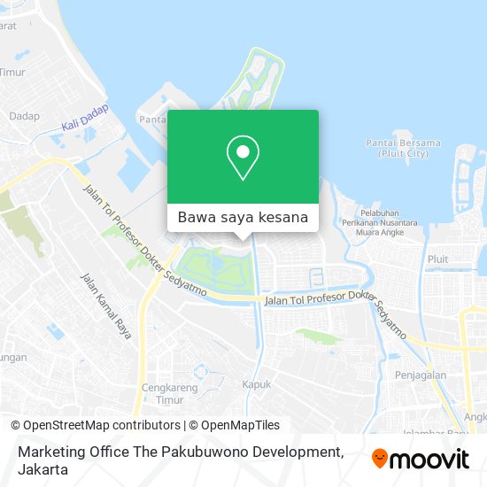 Peta Marketing Office The Pakubuwono Development