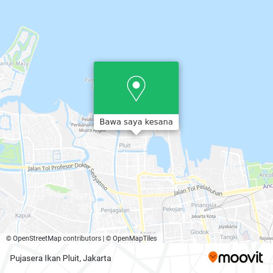 Peta Pujasera Ikan Pluit