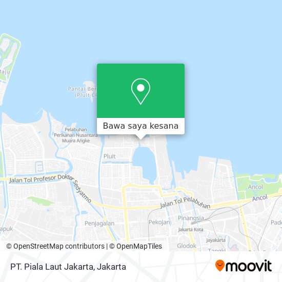 Peta PT. Piala Laut Jakarta