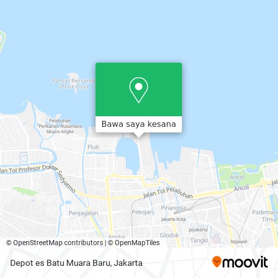 Peta Depot es Batu Muara Baru
