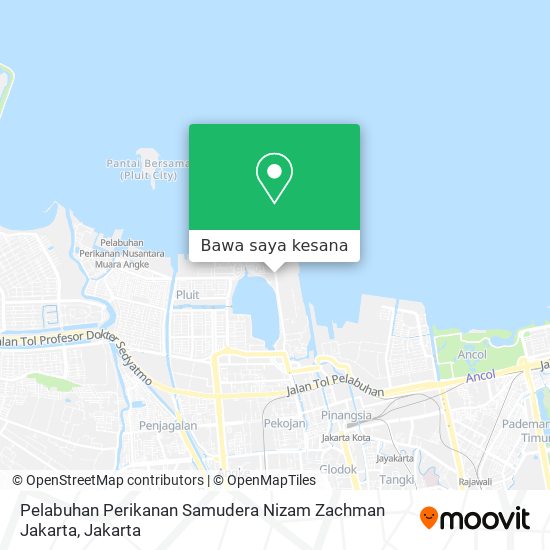 Peta Pelabuhan Perikanan Samudera Nizam Zachman Jakarta
