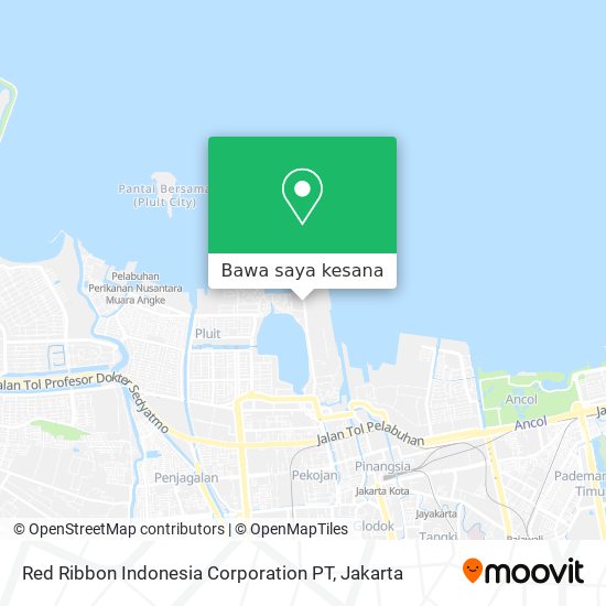 Peta Red Ribbon Indonesia Corporation PT