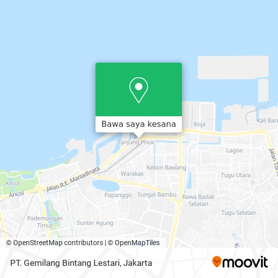 Peta PT. Gemilang Bintang Lestari