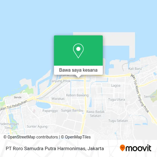 Pt Roro Cara ke PT Roro Samudra Putra Harmonimas di Jakarta Utara menggunakan ...