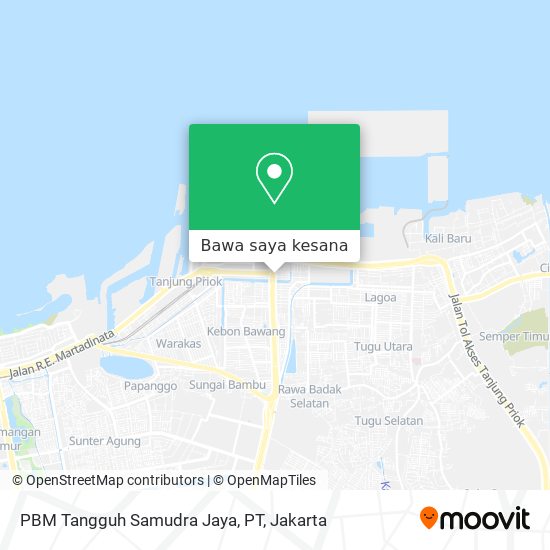 Peta PBM Tangguh Samudra Jaya, PT