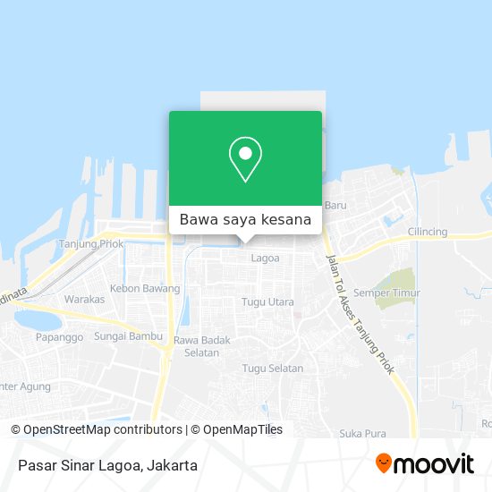 Peta Pasar Sinar Lagoa