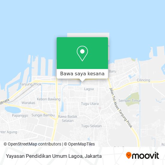 Peta Yayasan Pendidikan Umum Lagoa