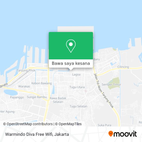Peta Warmindo Diva Free Wifi
