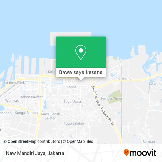 Peta New Mandiri Jaya