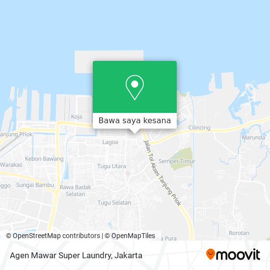 Peta Agen Mawar Super Laundry