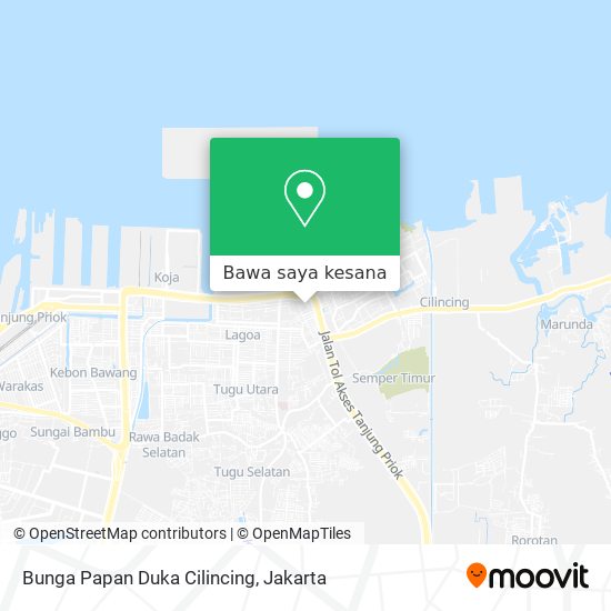 Peta Bunga Papan Duka Cilincing