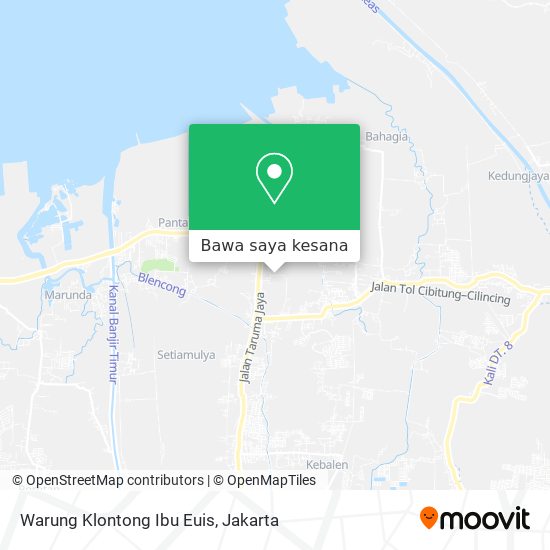 Peta Warung Klontong Ibu Euis