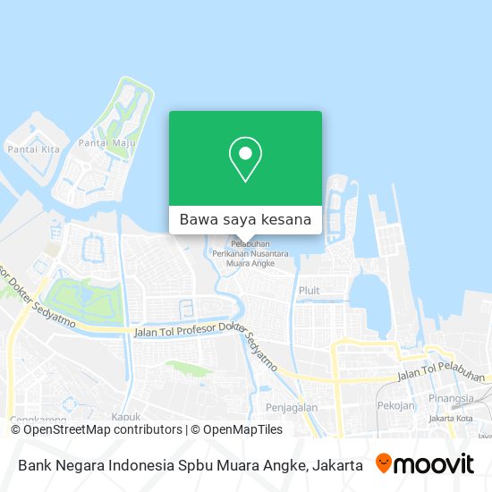 Peta Bank Negara Indonesia Spbu Muara Angke