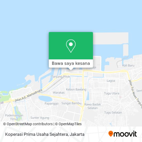 Peta Koperasi Prima Usaha Sejahtera