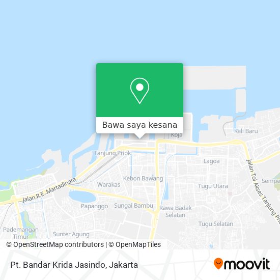 Peta Pt. Bandar Krida Jasindo