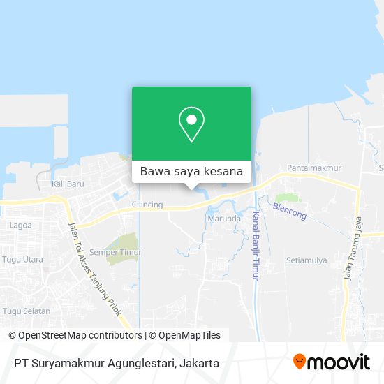 Peta PT Suryamakmur Agunglestari