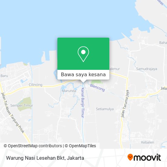 Peta Warung Nasi Lesehan Bkt